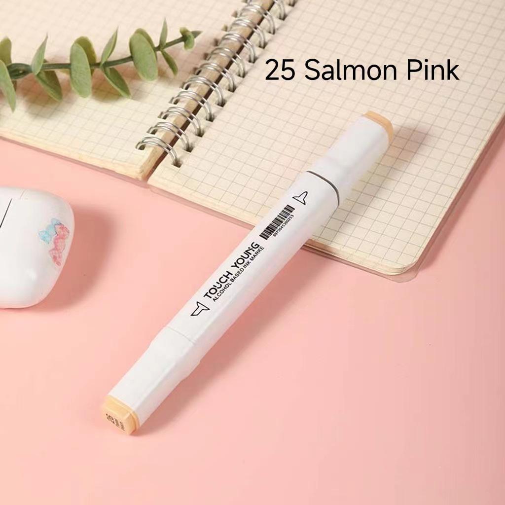 6th Gen Double Tip White Square Barrel Oil-Based Marker for Drawing & Hand-Painting