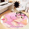 Custom Name Saja Boys Printed Round Rug Carpet Chair Rug Area Rug Entryway Doormats,for Office Chair Living Room Bedroom Kitchen Room.