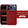 Модный кожаный фланелевый чехол для серии iPhone 17