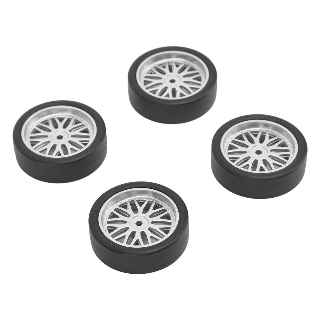 4PCS RC Drift Car Tires Rubber Drifting Wheel Tire Remote Control Model Car Tyre Replacement for AE86