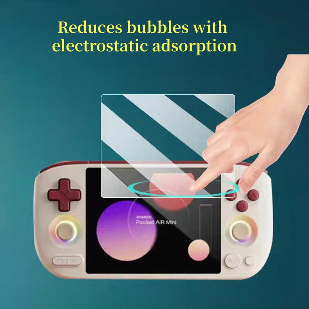 2/4/6 шт. Защитные пленки для экрана HD для игровой консоли AYANEO Pocket AIR Mini 4,2 дюйма Прозрачная закаленная стеклянная защитная пленка для экрана