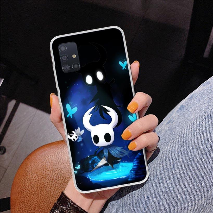 Мультяшный чехол для телефона Hollow Knight для Samsung Galaxy A52 A32 A22 A12 A51 A31 A50S A30S A20S A10S Note 20 Ultra 10 Plus S10 A72 A7