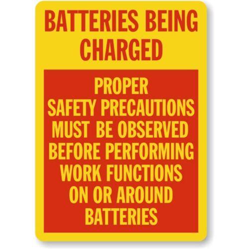 Battery Charging Area Danger Aluminum Weatherproof Sign pAluminum