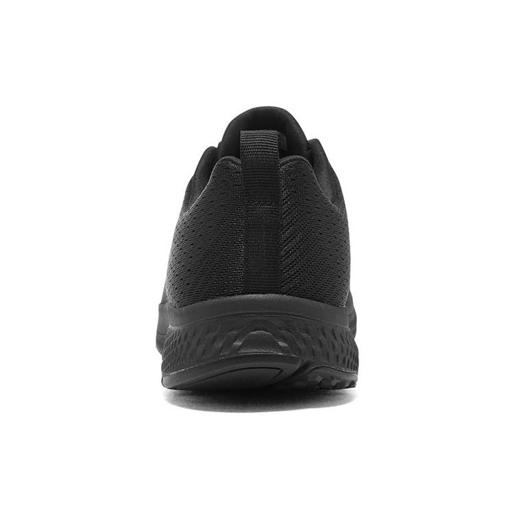 Skechers Go Run Дышащие Легкие Сетчатые Амортизирующие Прочные Низкие Кроссовки для Бега Мужские Сникерсы Черный 220375-BBK