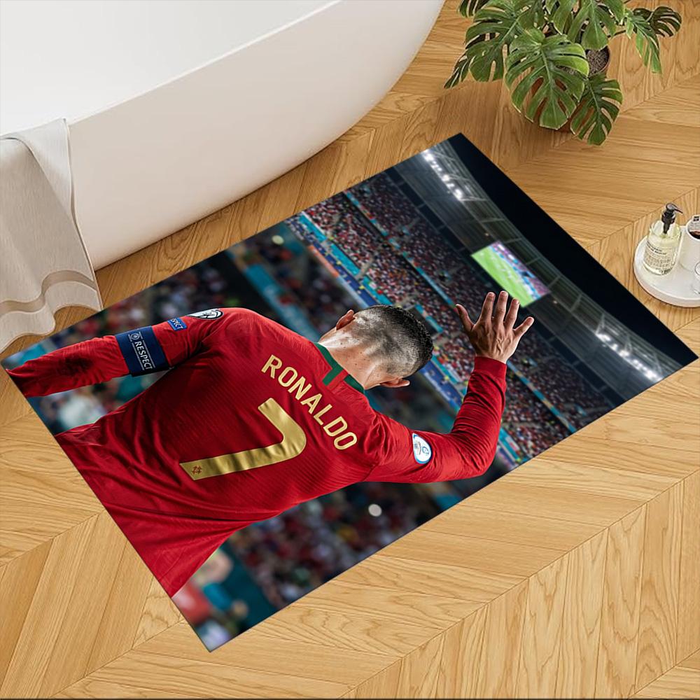 Cristiano Ronaldo Floor Mat Design for Living Rooms Foyer Kitchen Decorate room Anti-slip Rug Office home decor