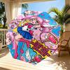 Sailor Moon Print Automatic Open Close Umbrella, Portable Foldable Umbrella, for Outdoor Commute Camping Trip, Ideal Birthday Gift