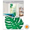 [Q9543] - Window Stickers 'Monsteras' Green - 40x30 Cm (2 Pieces)