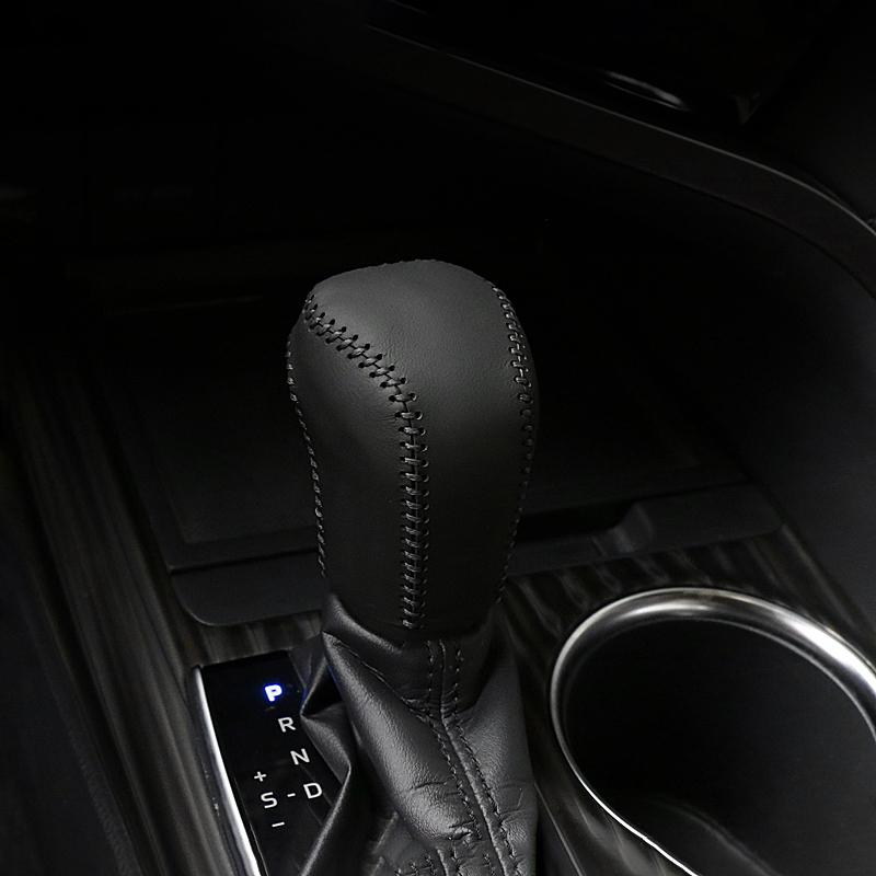 Для Toyota Camry 70 XV70 2018-2022 2023 кожаные автомобильные ошейники переключения передач автомобиля ручка переключения передач чехол украшение