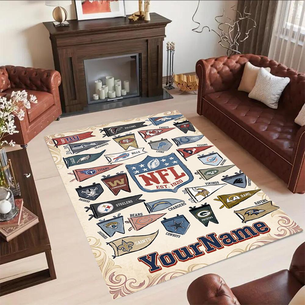 Philadelphia Eagles Customize Text Area Rug Suitable For Balcony Kitchen Dormitory Game Room Antislip Carpet Office Home Decor Spiritual Gift