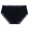 Mid-rise Briefs Thin Breathable Lace Decor Panties for Inner Wear