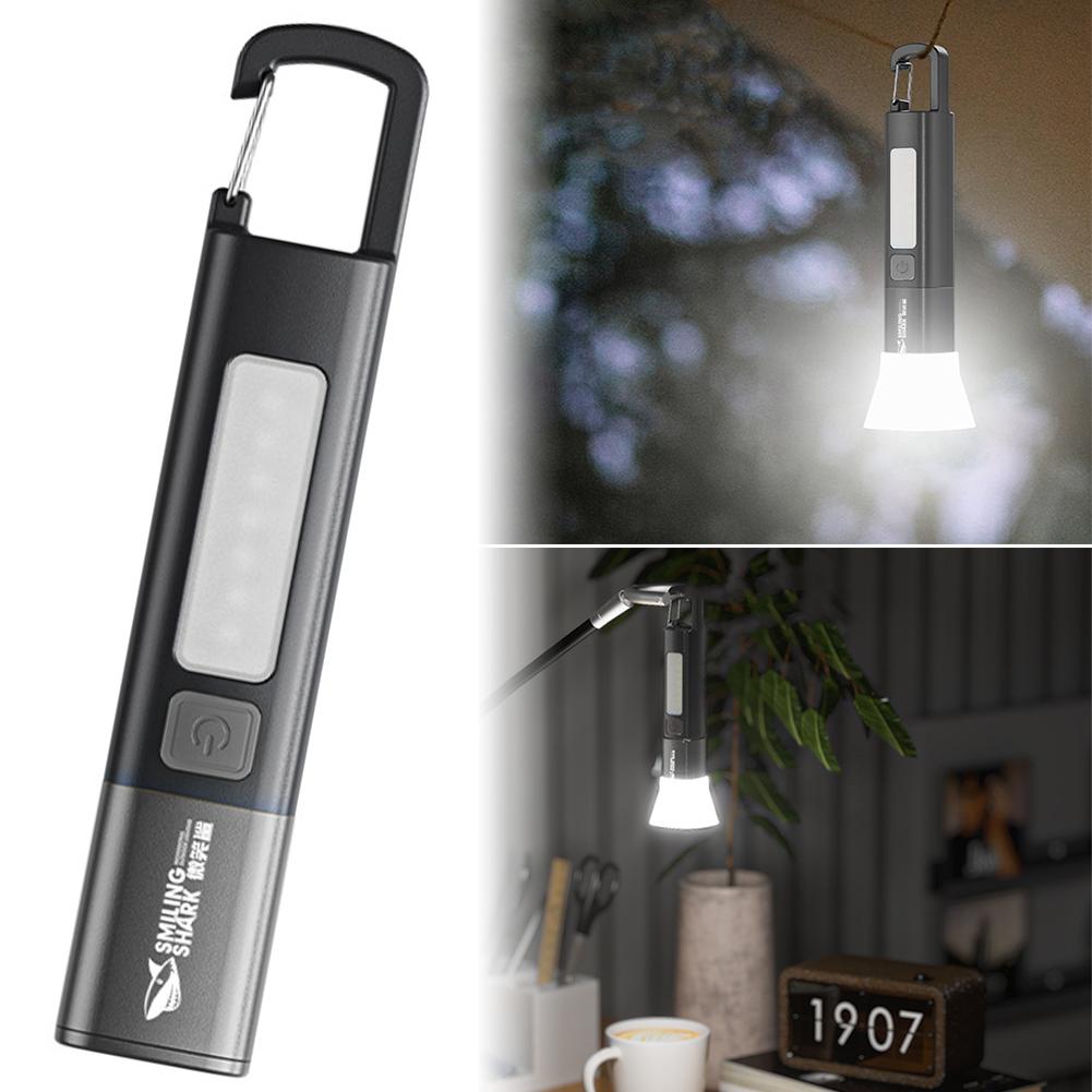 Мини-портативный светодиодный фонарик с USB-зарядкой, мощный фонарь для кемпинга, 3 режима, с зумом, аварийный фонарь, Power Bank для отключений электроэнергии