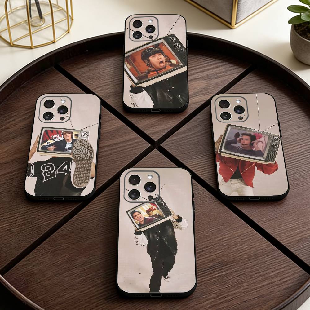 TV Drama B-Big Time Rush Phone Case For iPhone 17,16,15,14,13,12,11 Plus,Pro Max,XS,Soft Silicone Black Cover