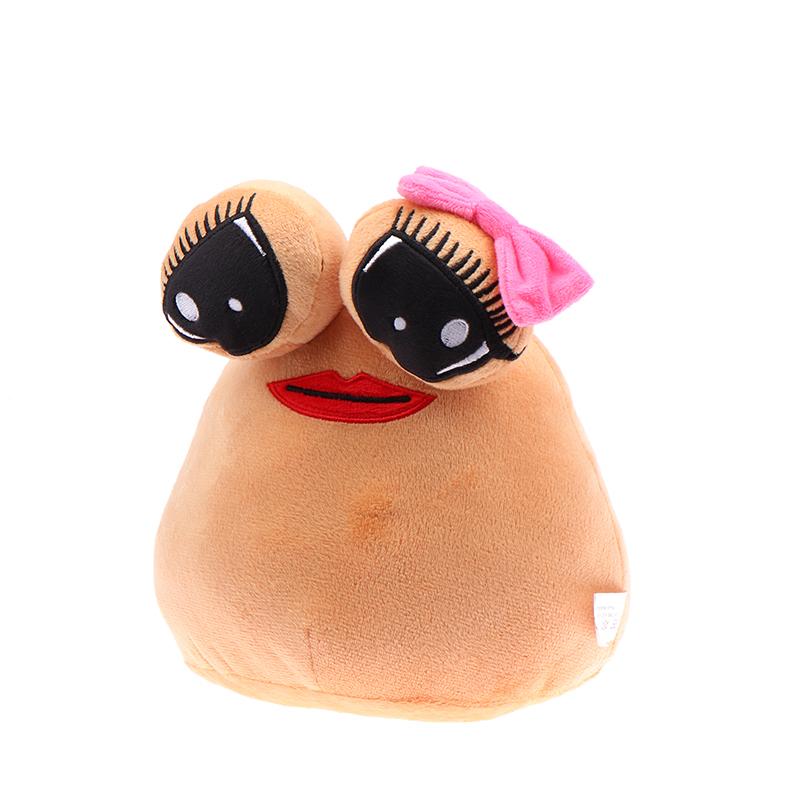 Аниме Игра Плюшевые Игрушки Кавайный Мультфильм Мой Питомец Инопланетянин Поу Плюшевые Тапочки Мягкая Мягкая Кукла Подушка Дети День Рождения Gif