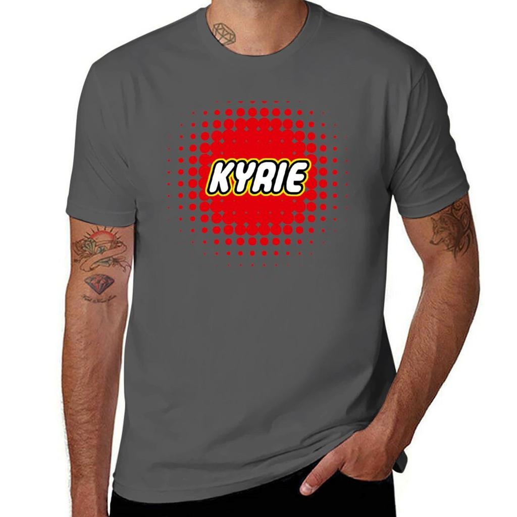 Kyrie Trending Blocks personalize TShirt Durable Work Wear TShirt