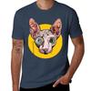 Sphinx Cat With Monocle Tshirt Casual Loose Daily Wear Tshirt