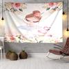 Ballerina In Pink Flowers Tapestry, Unique Design Tapestry, Wall Decor for Bedroom,Livingroom, Playroom,Heartwarming Fan Holiday Gifts