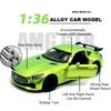Масштаб 1/36, гоночный автомобиль Benz AMG GT из сплава, литая под давлением модель игрушечного моделирования, модели транспортных средств с откатным механизмом, игрушки для детской коллекции, подарки