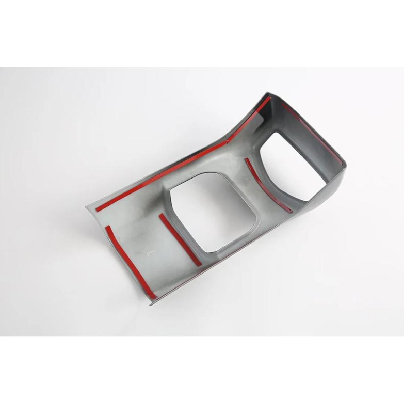 For MG 5 MG5 2025 2026 Car Accessories Carbon Fiber Style Air Armrest Box Rear Air Vent Frame Trim Cover