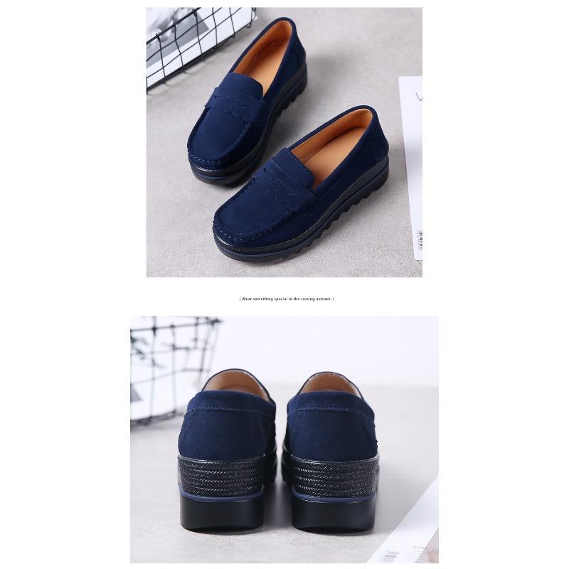 Весенние новые кроссовки из натуральной кожи корейского производства, модные женские туфли на толстой подошве, повседневная женская обувь для мам