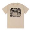 Radiohead Винтажная футболка Хип-хоп Рок-группа Унисекс Музыка милый мультяшный Ok Computer Хлопок Унисекс Футболка Новая Футболка Женские Топы