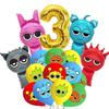 Hot Game Incredi Box Birthday Party Decoration Tableware Cake Topper Plate Cup Balloon for Baby Shower kid Party Favors Supplies