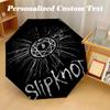 Автоматический зонт с 8 ребрами, складной зонт с дизайном Slipknot для защиты от солнца и дождя, для путешествий