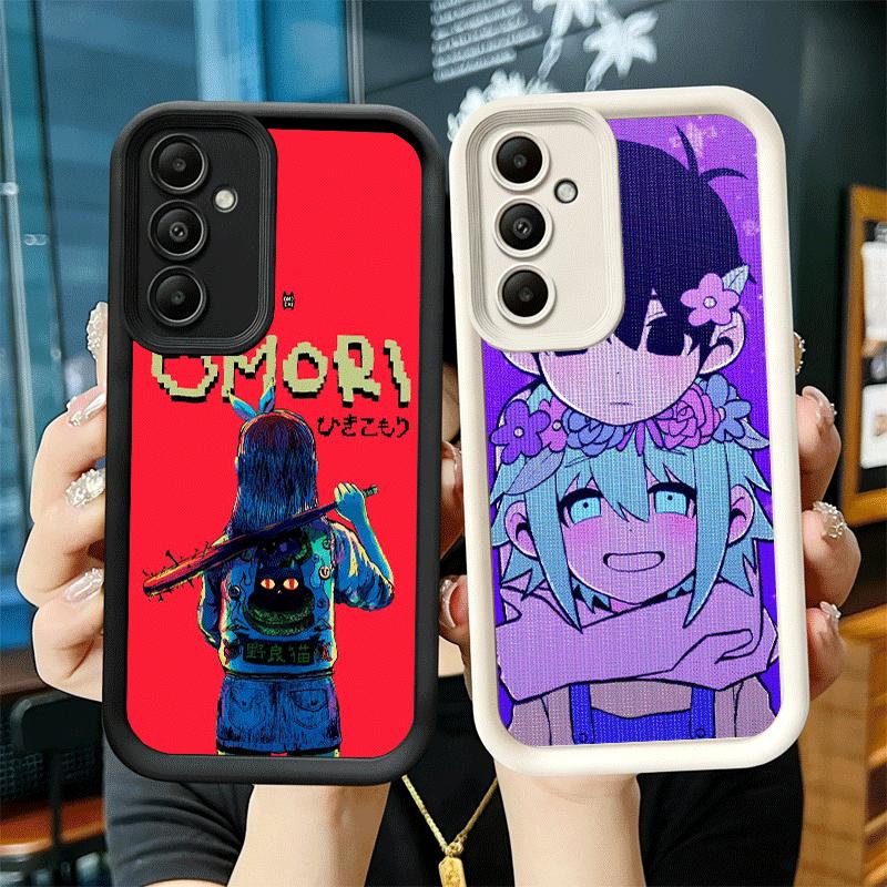Мягкий чехол для телефона с рисунком из игры O-Omori для Samsung Galaxy A17 A16 A26 A36 A56 A15 A25 A35 A55 A14 A24 A34 A54 A13 A23 A33 A53 A52