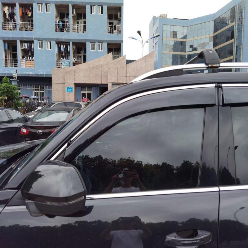 Volkswagen Teramont 6-Piece Stainless Steel Window Rain Guards & Deflectors
