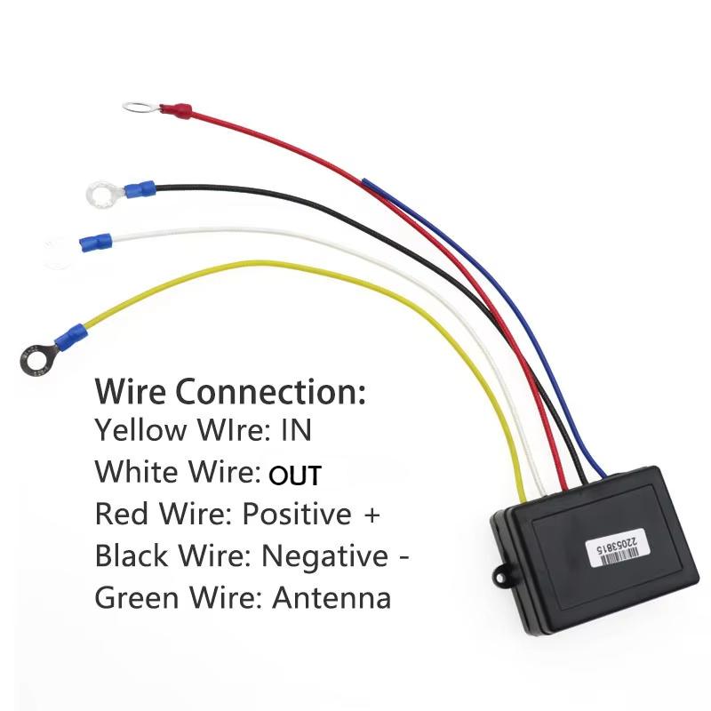 12 В 400 А HD лебедка пульт дистанционного управления контактор лебедка соленоид реле двойной беспроводной пульт дистанционного управления эвакуатор автомобиль мотоцикл аксессуары