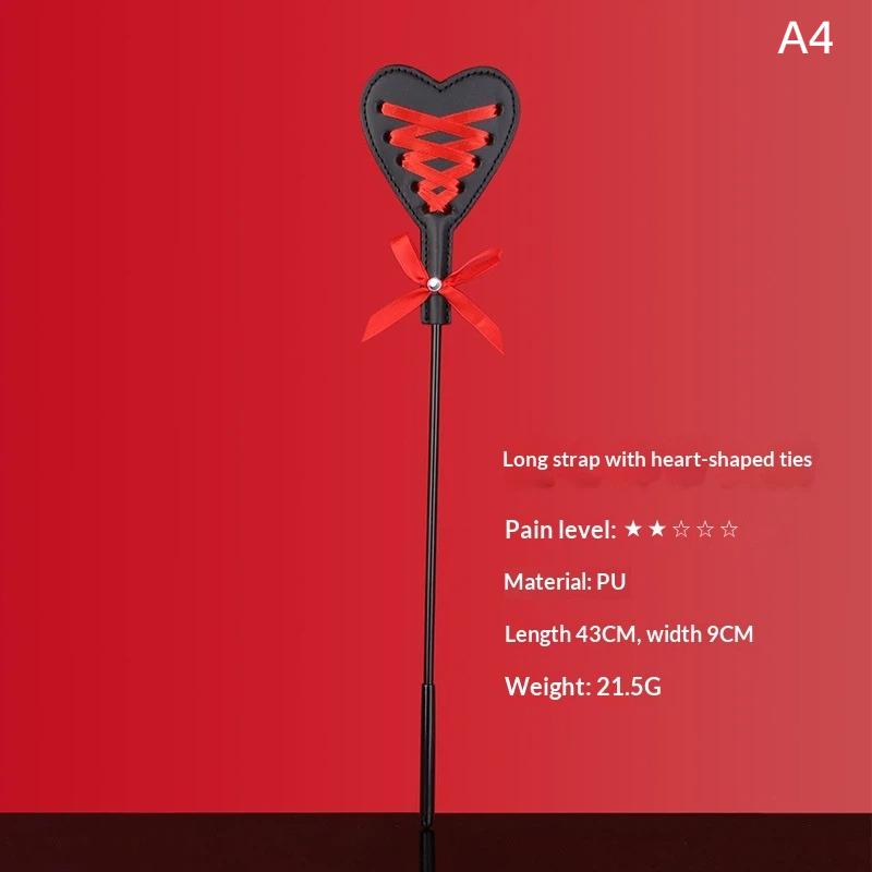 New Bondage Sex Flirting Whip Sexy Couples Adult Games Spanking Paddle Leather Flogger Whip Beat Ass Submissive Slave Sex Toy