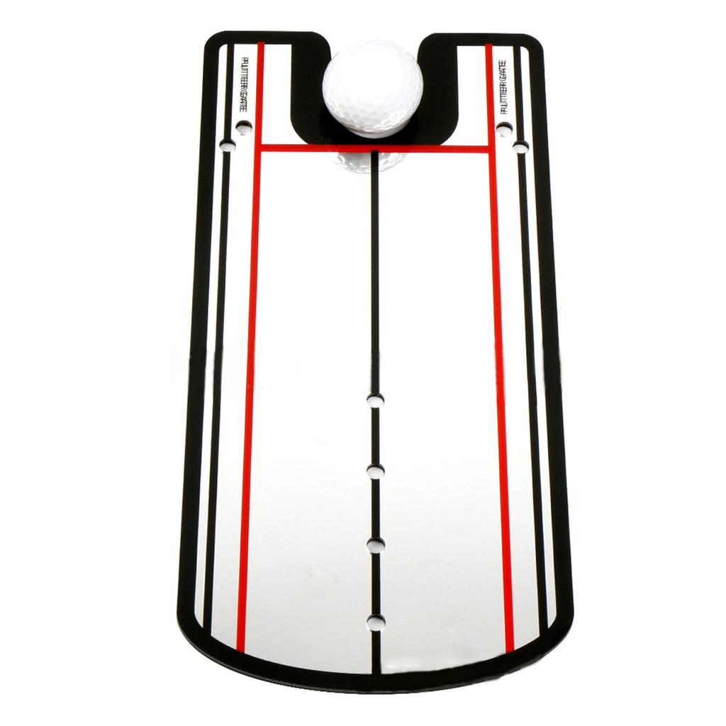 Golf Putting Alignment Mirror Golf Practice Putting Trainer Training Aids Eye Line Practice Your Putting Alignment Tool