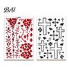 Halloween Face Rhinestone Stickers Scar Gem Stickers, Wound Body Art Glow in The Dark Party Gems Decals, Waterproof Self Adhesive Temporary Tattoo for