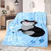 princess Print Flannel Blanket Cartoon Style for Travel Picnics Bedrooms Sofas Beds Chairs Home Decor Unique Gift New