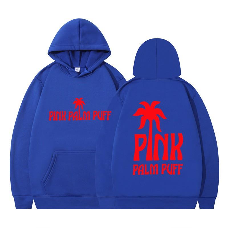 Mens Hooded Cotton Blend Sweatshirt With Print Design Loose Fit Wear