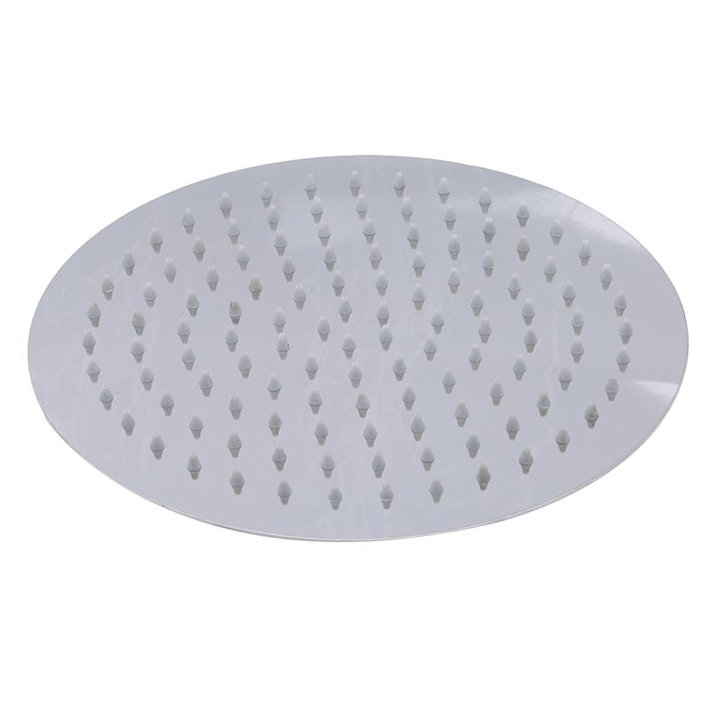 Stainless Steel Ultra-thin Top Spray Supercharged Shower Head