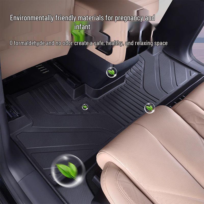 Коврики в салон и багажник Wuling Hongguang Mini, Текстурированный TPE, Макаронный стиль