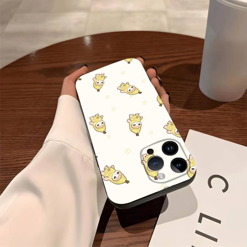 Милый Мультяшный Чехол для Телефона iPhone 17 Air 16 15 11 12 14 13 Pro Max Ударопрочный Чехол