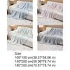 Breathable Air-conditioned Comforter Double Side Flower Pattern Nap Blanket  Bedroom