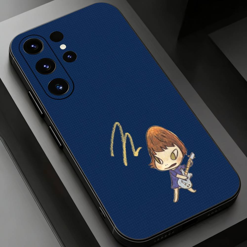 Милый чехол для телефона Y-Yoshitomo Nara для Samsung Galaxy S24,25,26,23 22,21,S20 Plus Ultra FE мягкие чехлы fundas