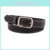 Style Retro Unisex Fashion Leather Belt With Metal Buckle Outdoor Casual Girdle