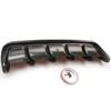 Universal Carbon Fiber Bumper Lip Rear Bounding Automotive Spoiler Shark Fin Rear Bumper Guide Plate Six Tooth Spoiler Bumpers