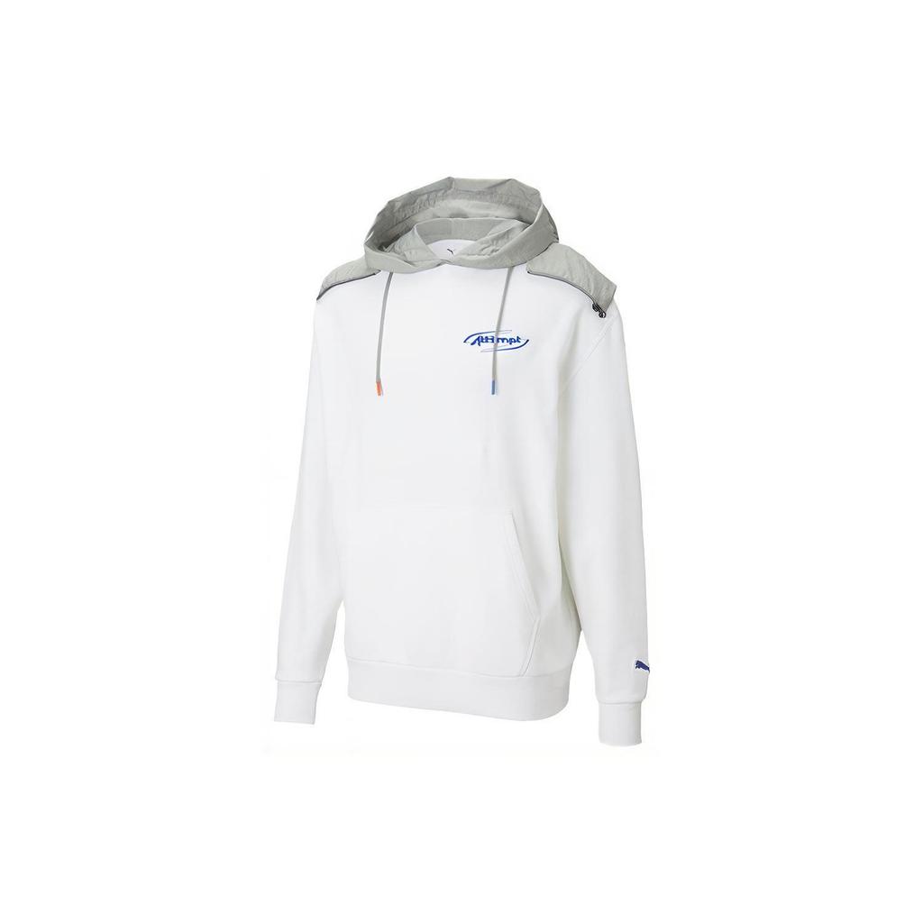Puma X ATTEMPT Толстовки Мужские Белый С капюшоном Умеренный Другое 598263-02