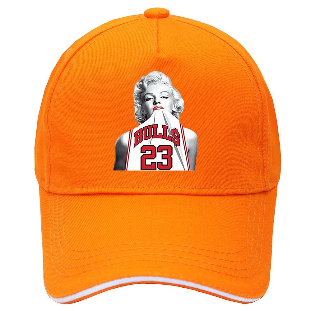 Мэрилин Монро в баскетбольном трикотаже «Майкл 23», забавная шляпа унисекс, крутая секс-хипстерская кепка, бейсболка унисекс, женская кепка в стиле хип-хоп, шляпы