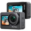 Экшн-камера AKASO Brave7, 4K 60 кадров/сек, 20 МП, водонепроницаемость IPX8, подводная камера 10 м, 6-осевая стабилизация изображения, голосовое управление, внешний микрофон Sup