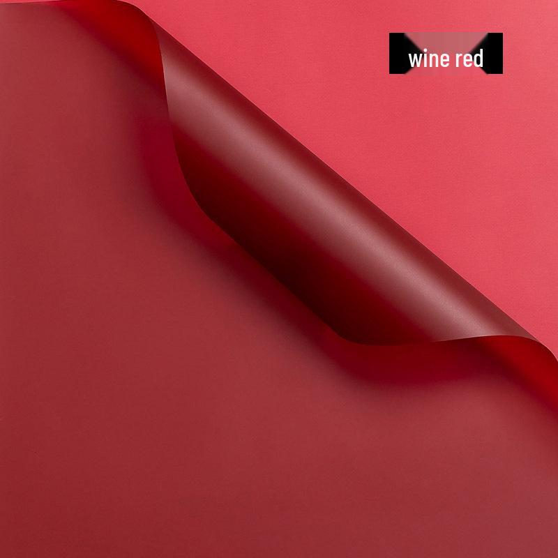 Полупрозрачная Водонепроницаемая Матовая Бумага для Букетов Флориста - Корейская Однотонная Упаковка для Цветов