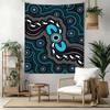 Australian Aboriginal Style Wall Decor Tapestry Art For Pet Memorial Birthdaywedding Party Backdrop Family Gift