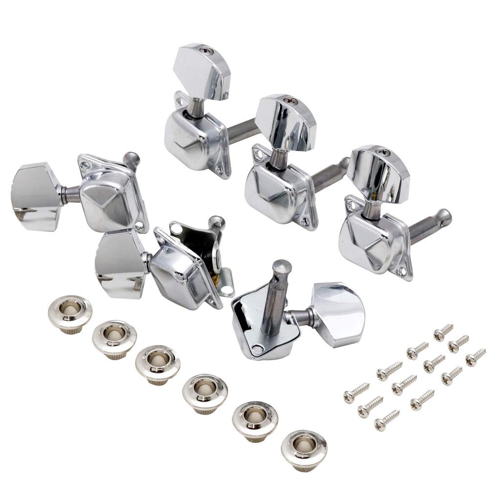 Kikutani Guitar Tuning Covered 3 Right 3 1 Chrome Pegs, Type, + Left, Set, GM-FP