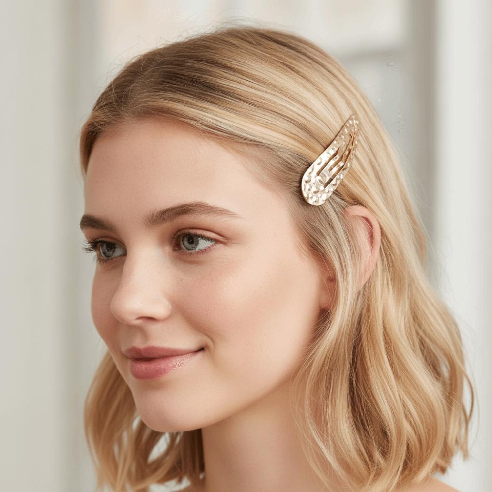 Europe & America Style BB Hairpin Y2K Metal Side Hairpin Fashion Hair Clip For Women Girls