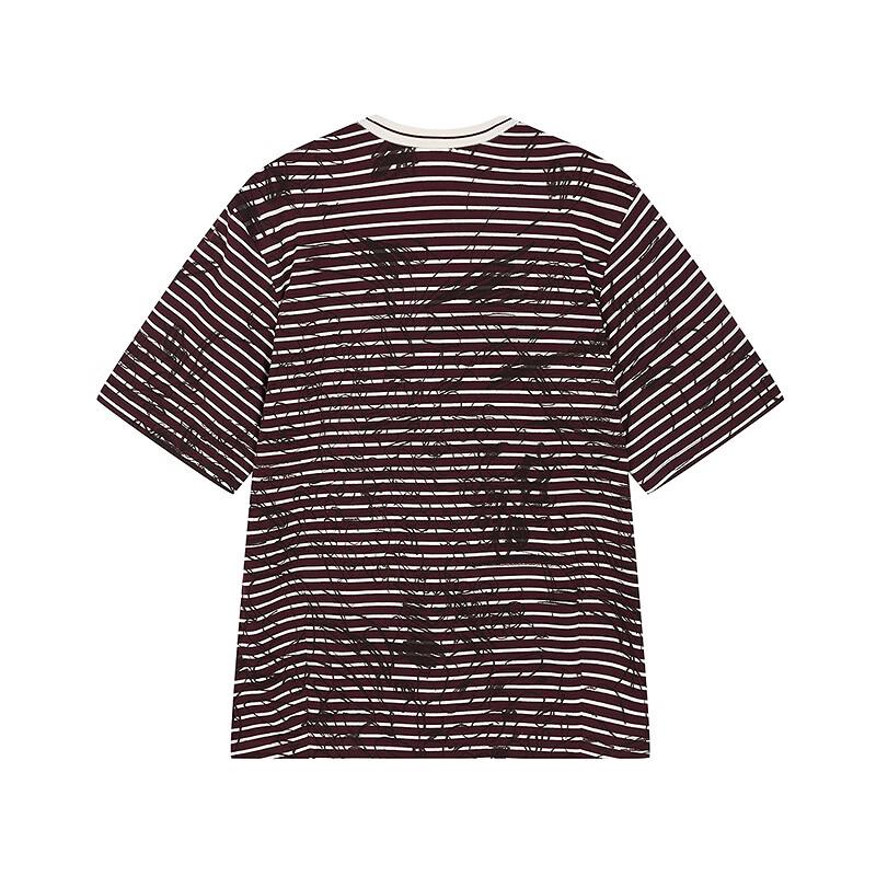JNBY Loose Fit Round Neck Striped T-Shirt