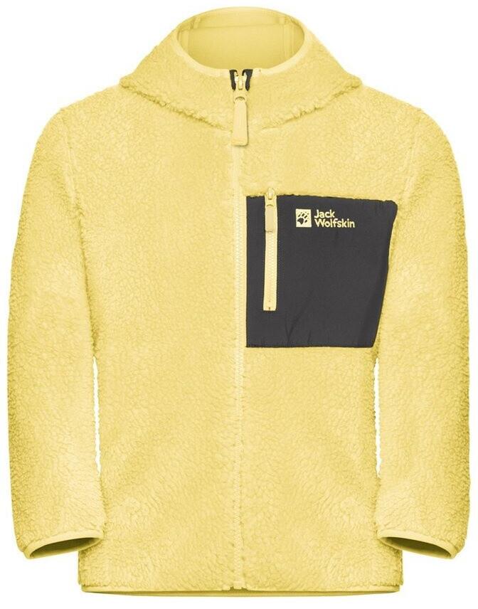 Куртка Jack Wolfskin Ice Curl Hood Jacket Kids желтый лимонный лед